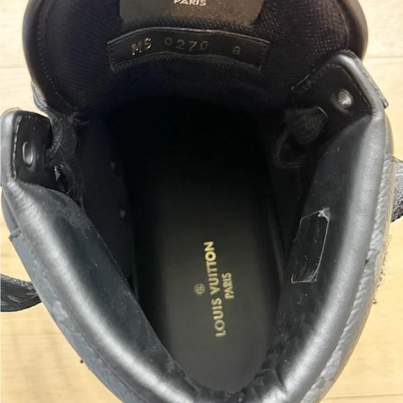 Louis Vuitton Black and Gray High-Top Sneakers - Picture 6 of 12